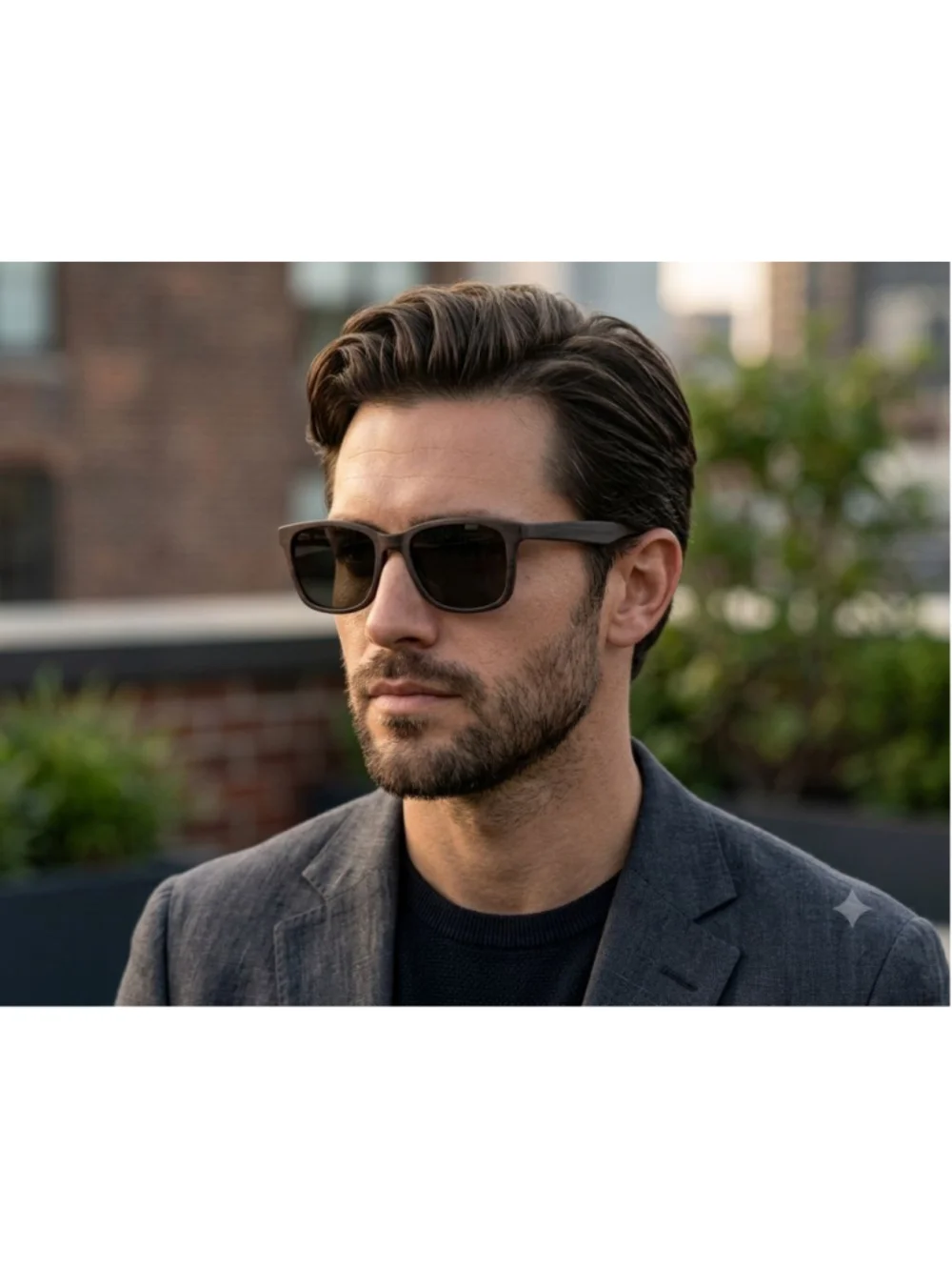 Marc Hunter Designer #7928 Matte Grey Sunglasses 55/19/145 Excellent Condition